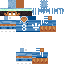 Minecraft skin texture, 64x64 pixels