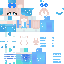 Minecraft skin texture, 64x64 pixels