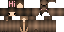 Minecraft skin texture, 64x32 legacy pixels