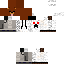 Minecraft skin texture, 64x64 pixels