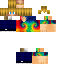 Minecraft skin texture, 64x64 pixels
