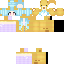 Minecraft skin texture, 64x64 pixels