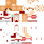 Minecraft skin texture, 64x64 pixels