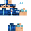 Minecraft skin texture, 64x64 pixels