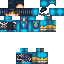 Minecraft skin texture, 64x64 pixels