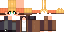 Minecraft skin texture, 64x32 legacy pixels
