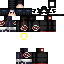 Minecraft skin texture, 64x64 pixels