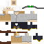 Minecraft skin texture, 64x64 pixels
