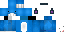 Minecraft skin texture, 64x32 legacy pixels