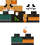 Minecraft skin texture, 64x64 pixels
