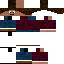 Minecraft skin texture, 64x64 pixels