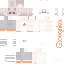 Minecraft skin texture, 64x64 pixels