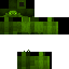 Green Minecraft skin texture, 64x64 pixels