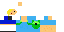 Minecraft skin texture, 64x32 legacy pixels