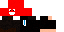 Minecraft skin texture, 64x32 legacy pixels