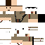 Minecraft skin texture, 64x64 pixels