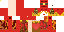 Minecraft skin texture, 64x32 legacy pixels