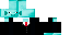Minecraft skin texture, 64x32 legacy pixels
