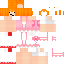 Minecraft skin texture, 64x64 pixels