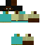 Minecraft skin texture, 64x64 pixels