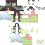 Minecraft skin texture, 64x64 pixels