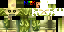 Minecraft skin texture, 64x32 legacy pixels