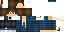 Minecraft skin texture, 64x32 legacy pixels