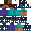 Minecraft skin texture, 64x64 pixels