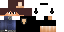 Minecraft skin texture, 64x32 legacy pixels