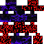 Minecraft skin texture, 64x64 pixels