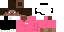 Minecraft skin texture, 64x32 legacy pixels