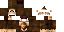 Minecraft skin texture, 64x32 legacy pixels