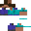 Minecraft skin texture, 64x64 pixels
