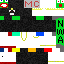 Minecraft skin texture, 64x64 pixels