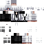 Minecraft skin texture, 64x64 pixels