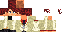 Minecraft skin texture, 64x32 legacy pixels