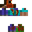 Minecraft skin texture, 64x64 pixels