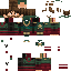 Minecraft skin texture, 64x64 pixels