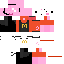 Minecraft skin texture, 64x64 pixels