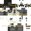 Yellow Minecraft skin texture, 64x64 pixels