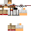 Minecraft skin texture, 64x64 pixels