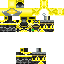 Minecraft skin texture, 64x64 pixels
