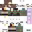 Minecraft skin texture, 64x64 pixels
