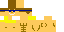 Minecraft skin texture, 64x32 legacy pixels