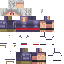 Minecraft skin texture, 64x64 pixels