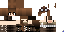 Minecraft skin texture, 64x32 legacy pixels