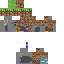 Minecraft skin texture, 64x64 pixels