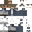 Minecraft skin texture, 64x64 pixels