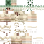 Minecraft skin texture, 64x64 pixels