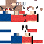 Minecraft skin texture, 64x64 pixels